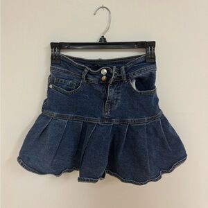 Wild Fable Navy Denim Skirt